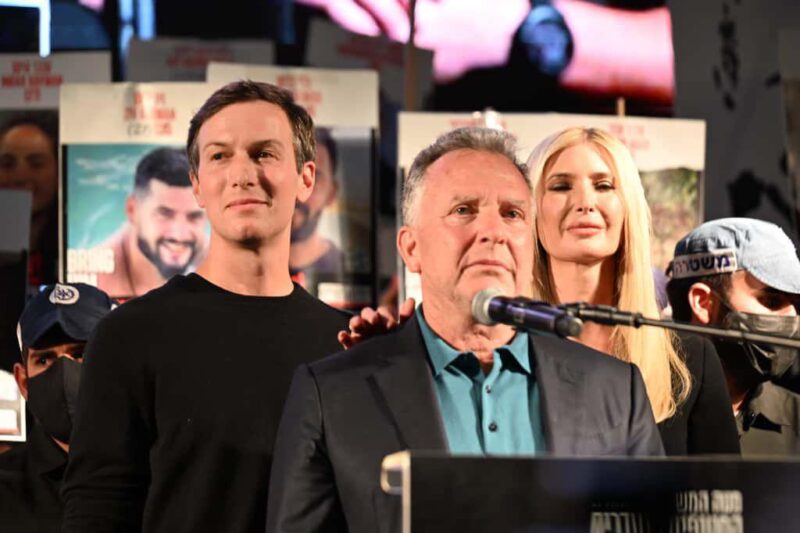 Kushner, Witkoff, Ivanka Trump take center stage in Tel Aviv’s Hostages Square