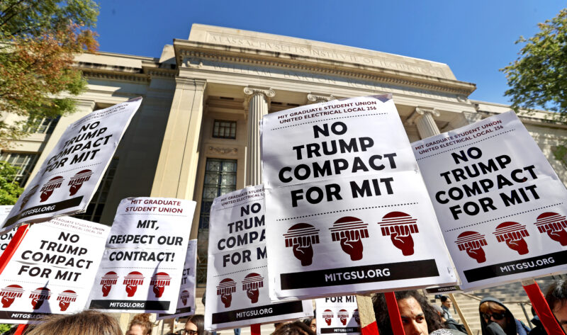With new higher ed compact, Trump’s antisemitism crusade broadens to fight academic bias