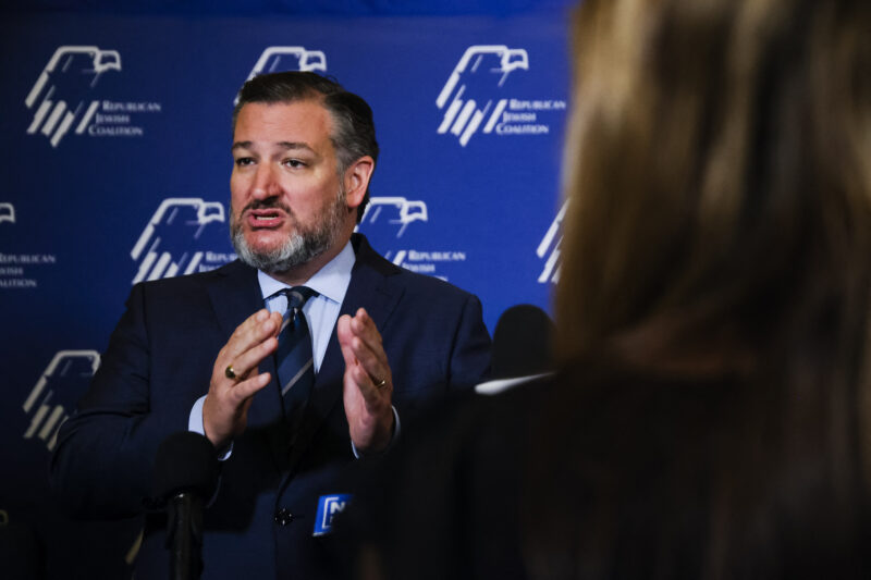 At RJC summit, Ted Cruz slams right-wing embrace of antisemitic figures