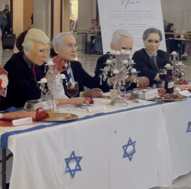 Two anti-Israel activists behind ‘modern-day blood libel’ display at D.C.’s Union Station