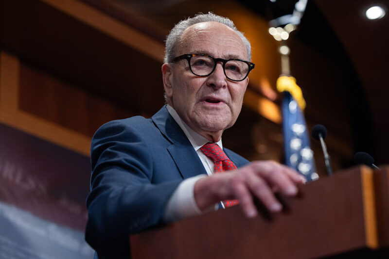 Schumer, Senate Democrats introduce resolution condemning Fuentes, Carlson, Roberts