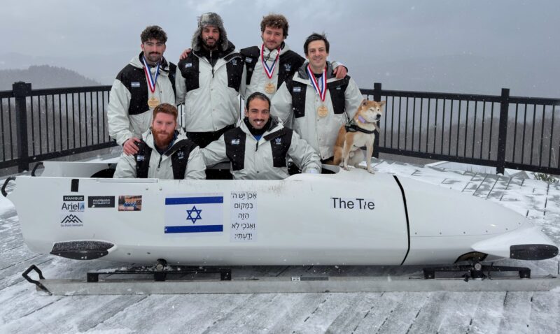 Israel likely to send a bobsledding team to the Winter Olympic Games for the first time