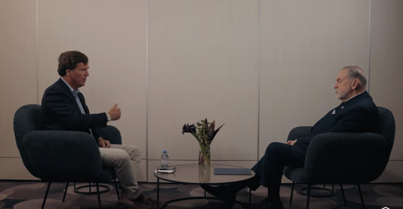 In heated podcast conversation, Huckabee pushes back against Carlson’s misrepresentations of Israel