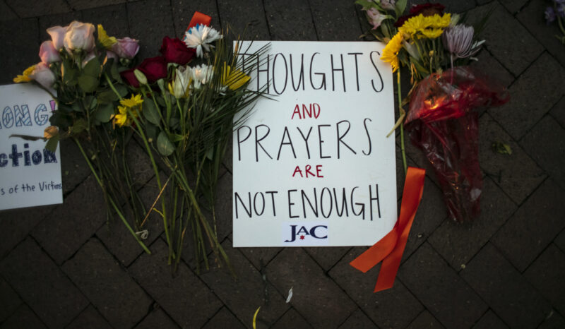 Antisemitism meets America’s ‘thoughts and prayers’ ritual